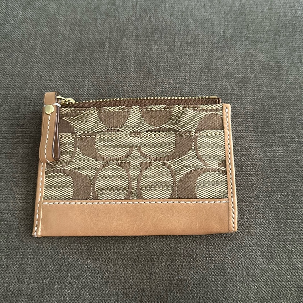 Coach card and keys wallet